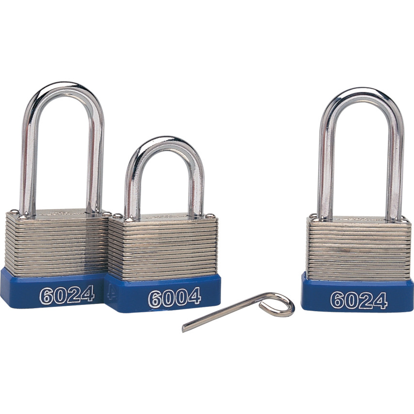 40x25mm LAMINATED STEEL 3No COMBINATION PADLOCK