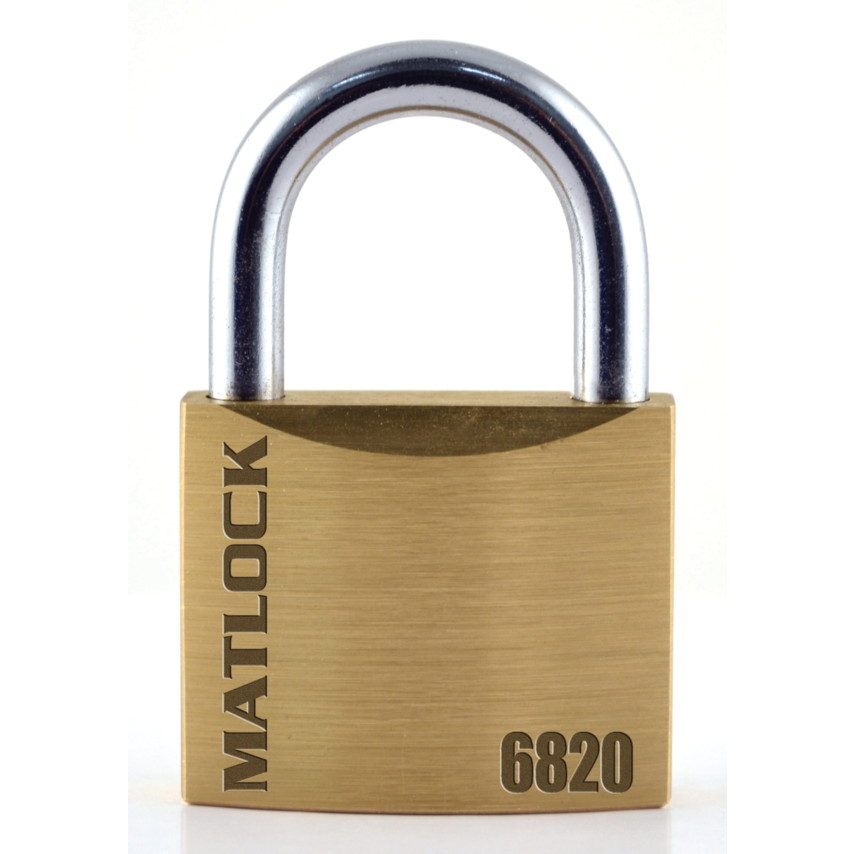 20mm SLIM TYPE BRASS PADLOCK ST/S-L SKLE