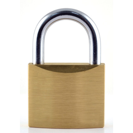 40mm SLIM TYPE BRASS PADLOCK ST/S-L SKLE