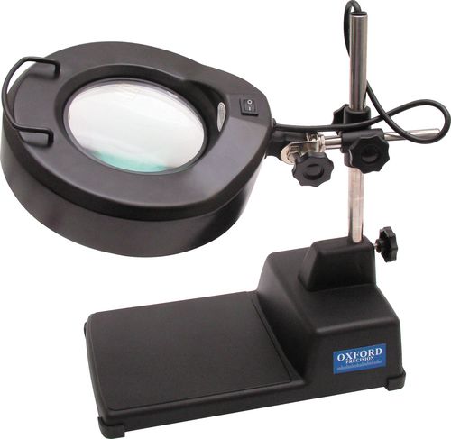 OXFORD OXD316-1010K BM127 FLUORESCENT MAGNIFIER WITH BASE