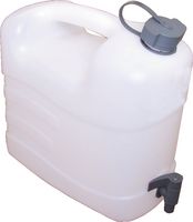 PLASTIC WATER CONTAINER C/W TAP 20LTR
