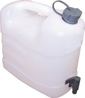 PLASTIC WATER CONTAINER C/W TAP 10LTR