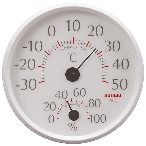 Sanwa TH10 Analog ThermoHygrometer