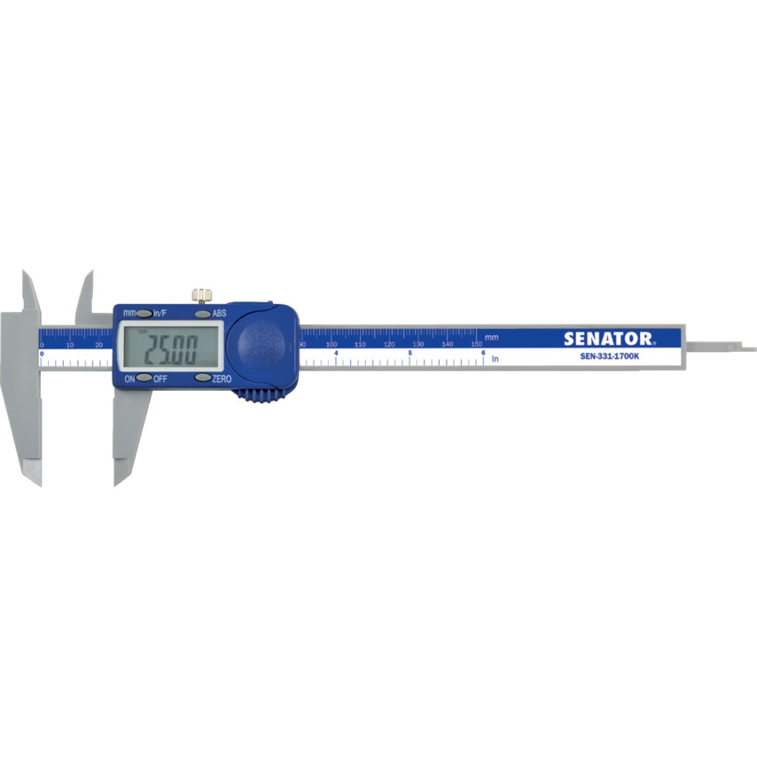 SEN3311700K POLYCAL DIGITAL CALIPER 0-150mm/0-6"