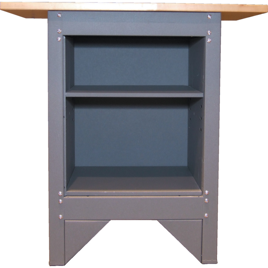 CABINET WITH SHELF & WORKBENCH