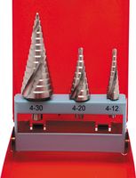 4-30mm SHEET METAL STEP DRILLS HSS (SET-3)