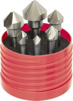 8-25mmx90DEG HSS-E S/S COUNTERSINKS (SET-6)