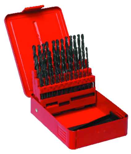 SHR0258380K SET OF 51 HSS DRILLS 1-6.00mm x 0.1mm SHR-025-8380K