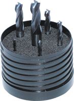 3FL CARBIDE PL/SH TiALN SLOT DRILLS 3-10mm (SET-6)