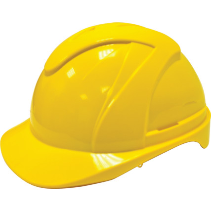 ABS VENTED COMFORT FIT SAFETY HELMET YELLOW TFF9571220K