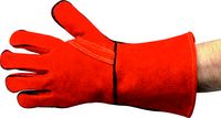 RED LINED GAUNTLETS REINFORCED THUMB SIZE 10