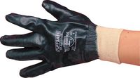 L/W NITRILE COATED K/W GLOVE BLUE SZ.9 - Click Image to Close