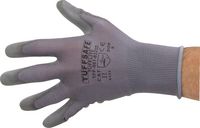 TUFFLITE GREY NYLON LINED PU COATED GLOVES SZ.11