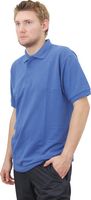 POLO SHIRT 230GSM 65/35 BLACK 37/39" SMALL
