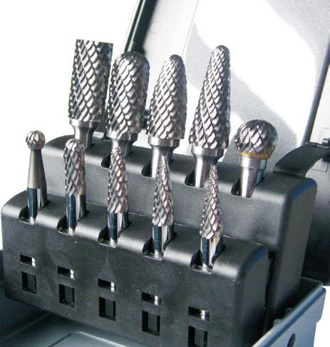 TEMO TMCB88-40010X 10pc Tin Carbide Burr Set