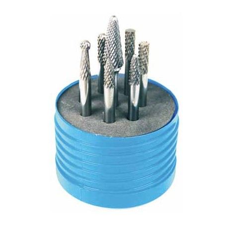 TEMO TMCB88-40108Q 8Pc Carbide Burr Set For Glass Fiber & TPE