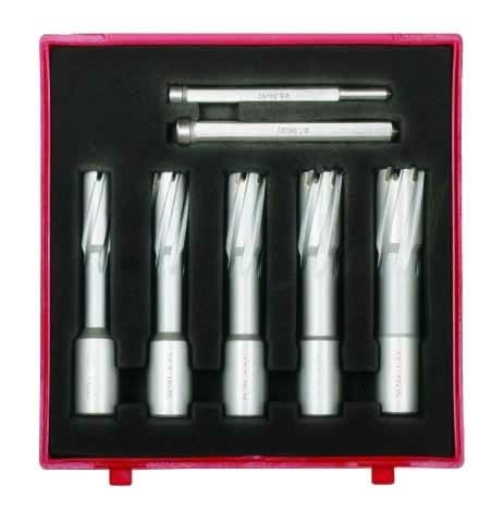 TEMO TMCD20-83507M 7pc Metric T.C.T Core Drill Kit in PlasticBox