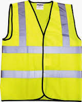 HI-VIZ WAISTCOAT 2BB & B(EN471) YELLOW-MEDIUM