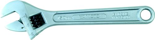 YAMOTO YMT501-2100K 10" SATIN-CHROME ADJUSTABLE WRENCH