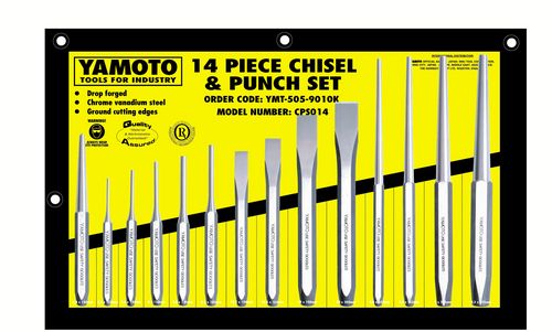 CHROME VANADIUM CHISEL &PUNCH SET (14-PCE) YMT5059010K