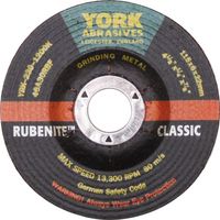 4.1/2"x1/4"x7/8" A30RBF RUBENITE DPC GRINDING DISC